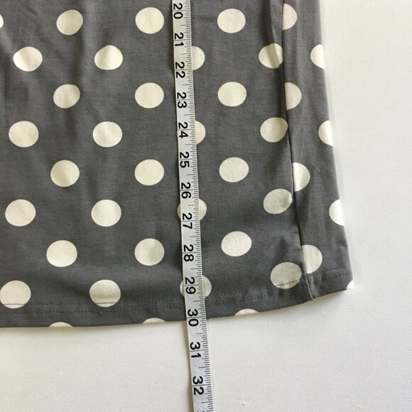 Tiara Boho Pull on Skirt Womens Small Elastic Waist Midi Slit Back 30" Length - Picture 6 of 9